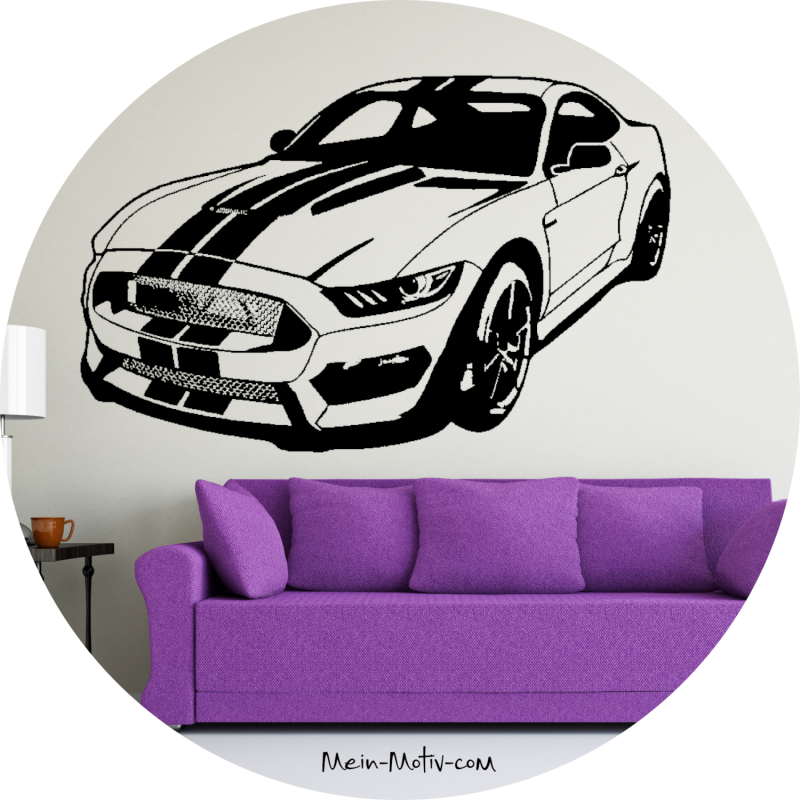 Wandtattoo Ford Mustang Shelby GT350